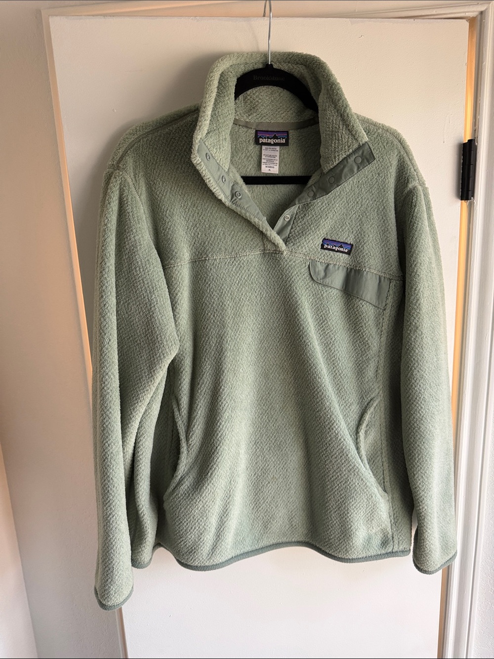 Patagonia Women’s Snap-T Fleece Pullover - Sage Green XL